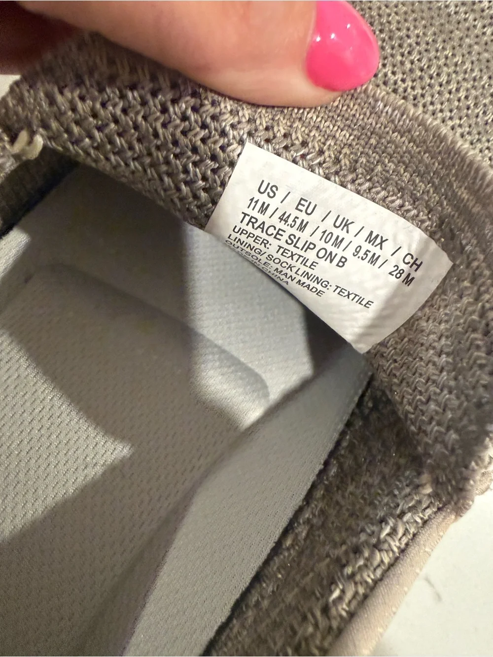 Men's Slip-On Boat Shoes in Taupe Knit